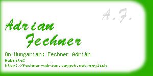 adrian fechner business card